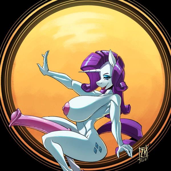 rarity (mlp) (friendship is magic, hasbro) created by zwitterkitsune