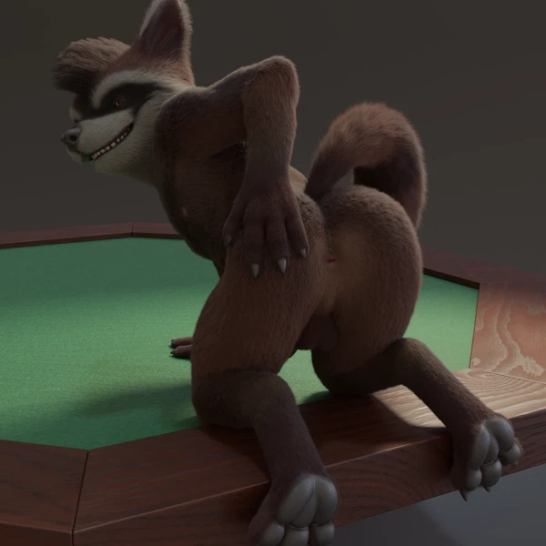 rocket raccoon (guardians of the galaxy, marvel) created by no-name-no-problem
