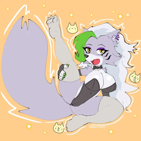 roxanne wolf (five nights at freddy's, five nights at freddy's: security breach) created by mawstrife