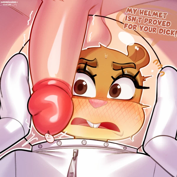 sandy cheeks (nickelodeon, spongebob squarepants) created by zexlynk
