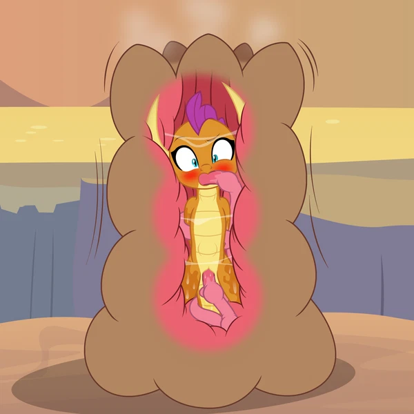 smolder (mlp) (friendship is magic, hasbro) created by badumsquish