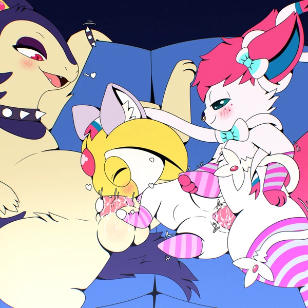 smoothie (sylveon) (nintendo, pokemon) created by cloudeon