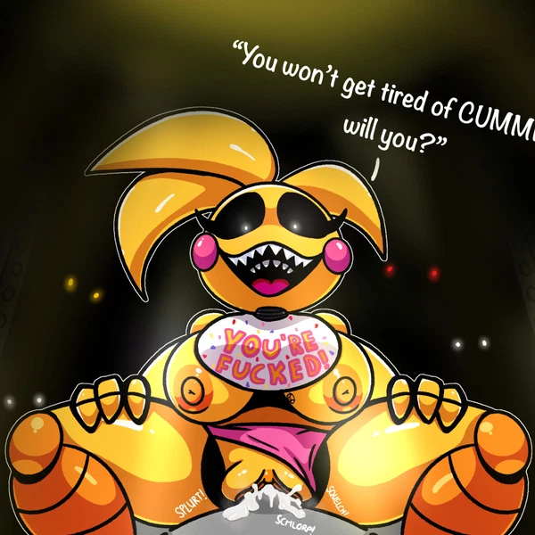 toy chica (fnaf) (five nights at freddy's, five nights at freddy's 2) created by megaexo
