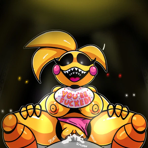 toy chica (fnaf) (five nights at freddy's, five nights at freddy's 2) created by megaexo