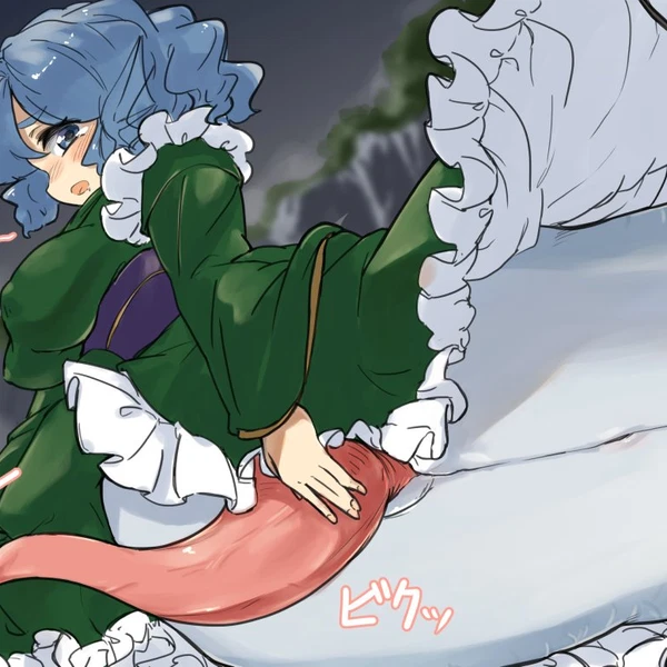 wakasagihime (touhou) created by whis11