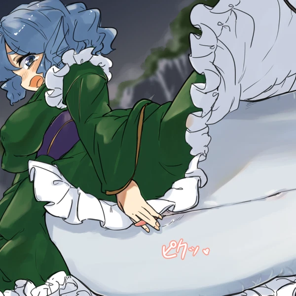 wakasagihime (touhou) created by whis11