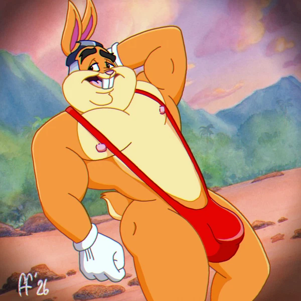 walter bunny (the looney tunes show, warner brothers) created by fabfelipe