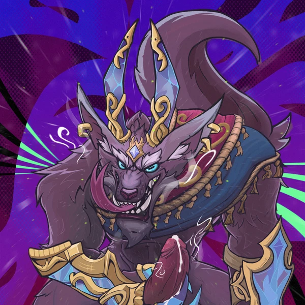 warwick (lol) (league of legends, riot games) created by this lukk