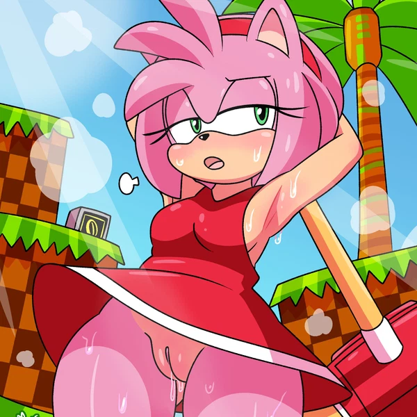 amy rose (sega, sonic the hedgehog (series)) created by surjang