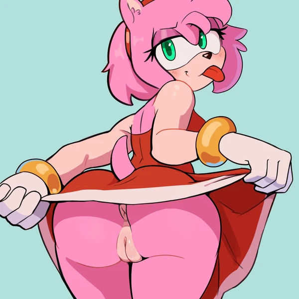 amy rose (sega, sonic the hedgehog (series)) created by triggerpigart