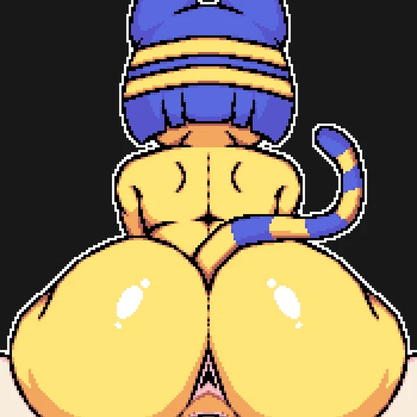 ankha (animal crossing) (animal crossing, nintendo) created by ekumea