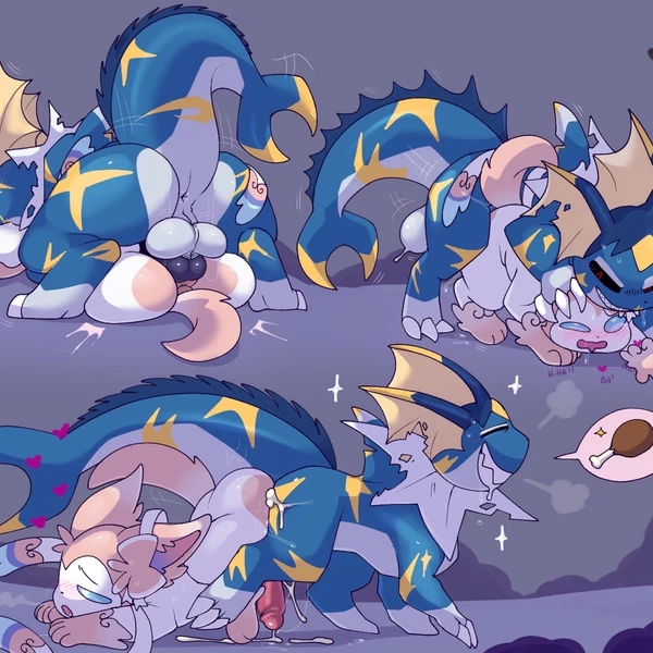 astel (itssundownn), charybdis (royalchomper) (nintendo, pokemon) created by snazzle snapp