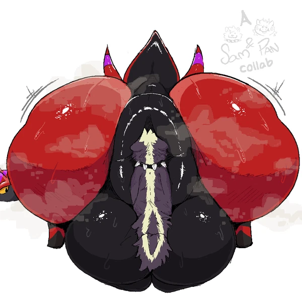 baal (motleymephitid) (nintendo, pokemon) created by cakedupdwagon, motleymephitid