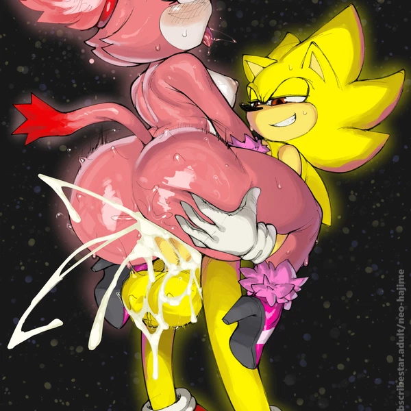burning blaze, super sonic (sega, sonic the hedgehog (series)) created by neo hajime