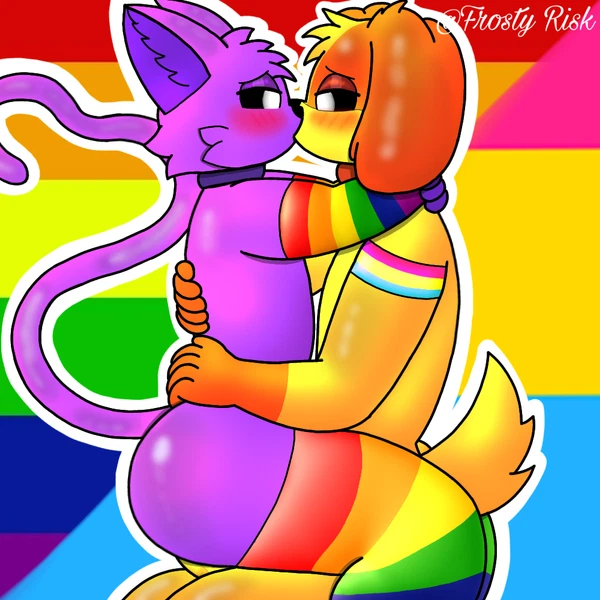 catnap (poppy playtime), dogday (poppy playtime) (lgbt pride month, mob entertainment) created by frosty risk