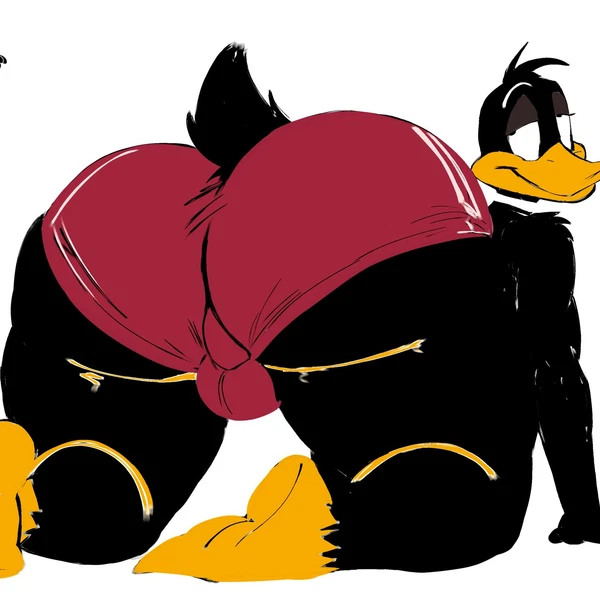 daffy duck (looney tunes, warner brothers) created by freeposers (artist)