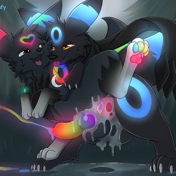 eclipse the alpha umbreon (nintendo, pokemon) created by cloufy