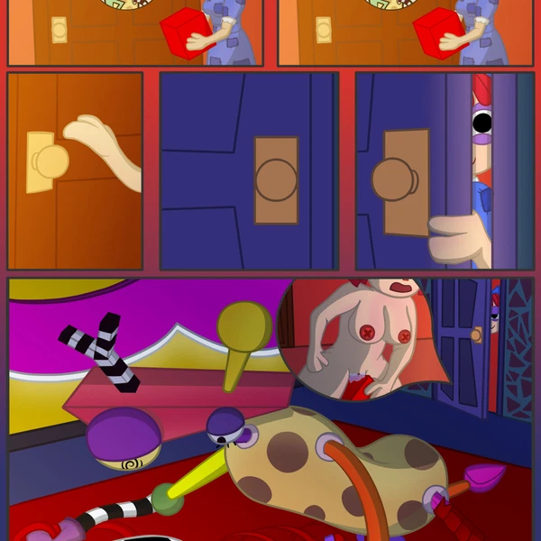 gangle (tadc), ragatha (tadc), zooble (tadc) (glitch productions, the amazing digital circus) created by moopsart