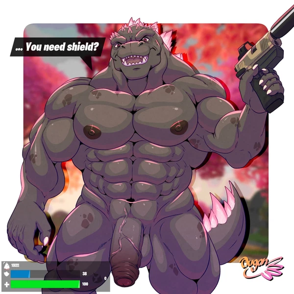 godzilla (epic games, fortnite) created by ougon
