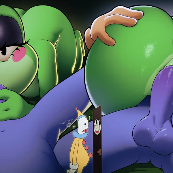 jax (tadc), kaufmo (tadc), ribbit (tadc) (glitch productions, the amazing digital circus) created by p0stalk