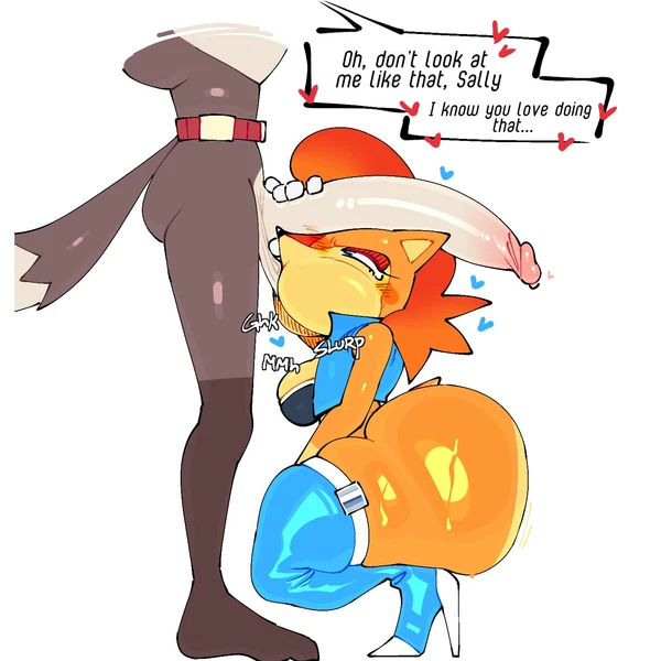 kaizo (character), sally acorn (sega, sonic the hedgehog (series)) created by kaizocns