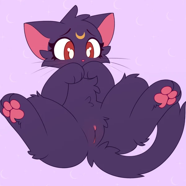 luna (sailor moon) (sailor moon (series)) created by drawwhenhorny