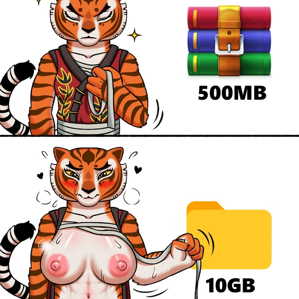 master tigress (dreamworks, kung fu panda) created by daimo