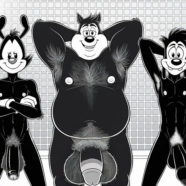max goof, pj (goof troop), yakko warner (animaniacs, disney) created by boxen549