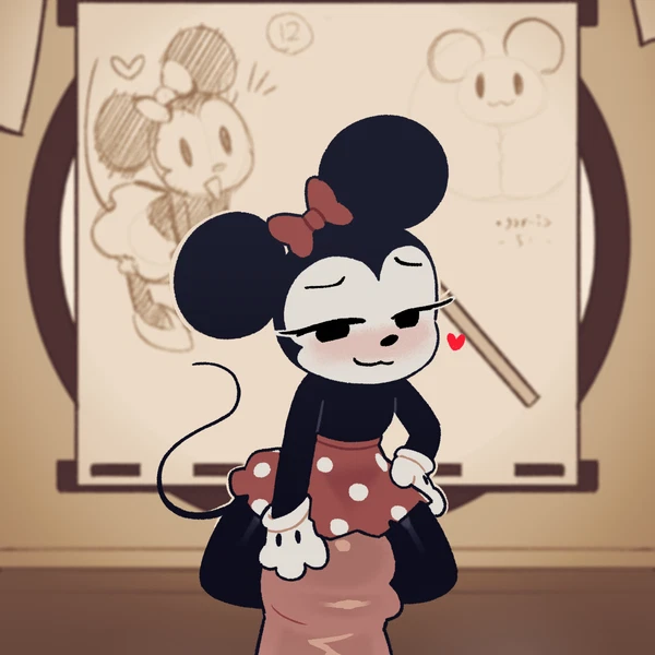 minnie mouse (disney) created by star rifle