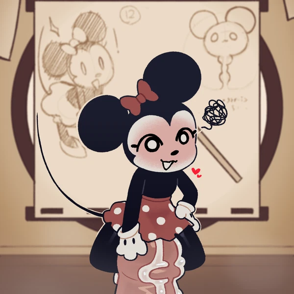 minnie mouse (disney) created by star rifle