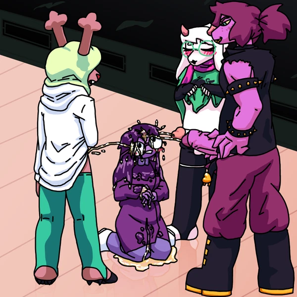 noelle holiday, ralsei, seth (deltarune) (deltarune, undertale (series)) created by magik woman