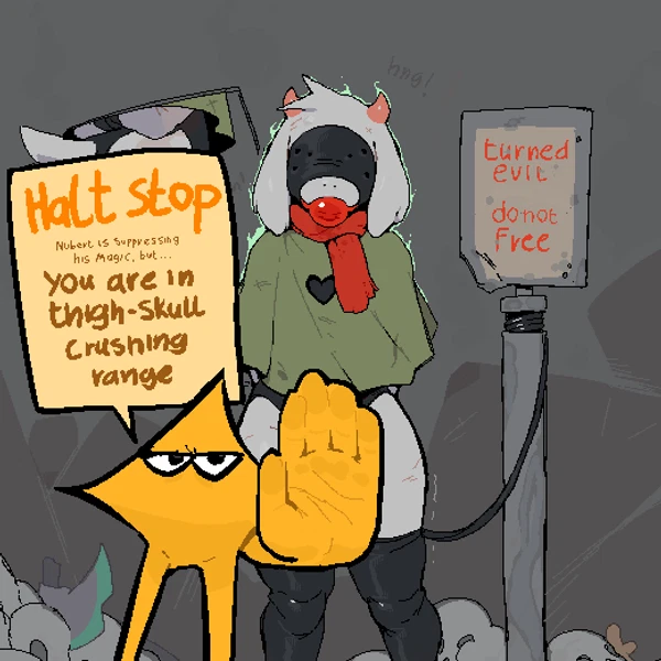 nubert, ralsei (deltarune, undertale (series)) created by kinkykong