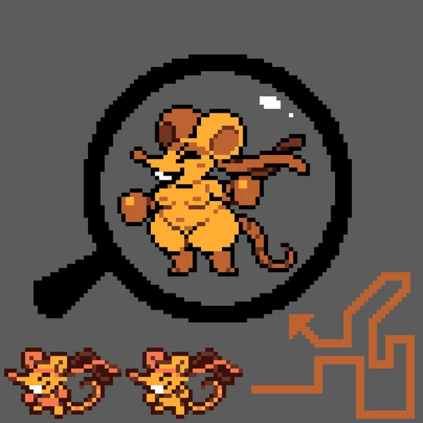 orange (deltarune) (deltarune, undertale (series)) created by moronicpixels
