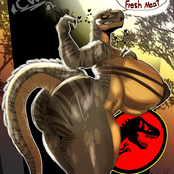 rexy (jurassic park) (jurassic park, universal studios) created by cartoonwizzard