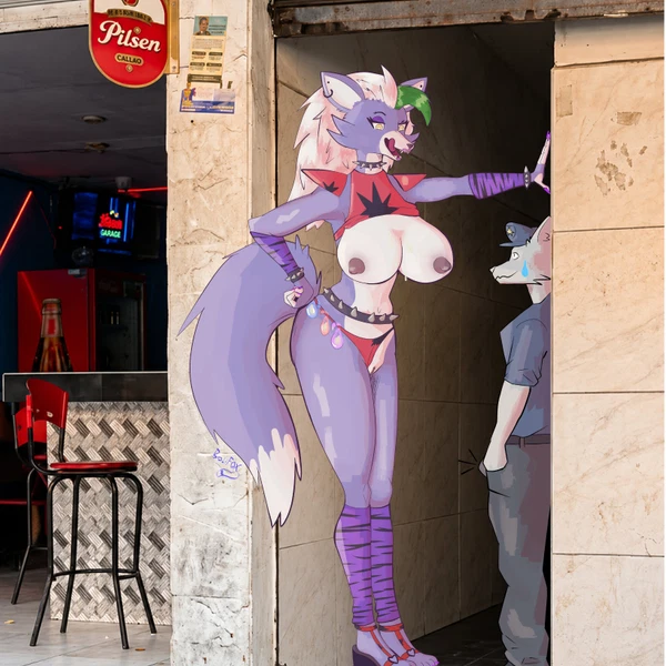 roxanne wolf (a chance encounter, five nights at freddy's) created by bolivarfox