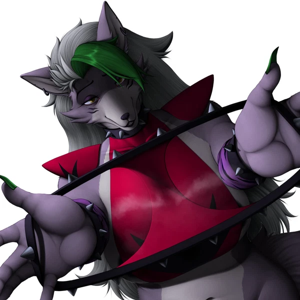 roxanne wolf (five nights at freddy's, five nights at freddy's: security breach) created by enredadera
