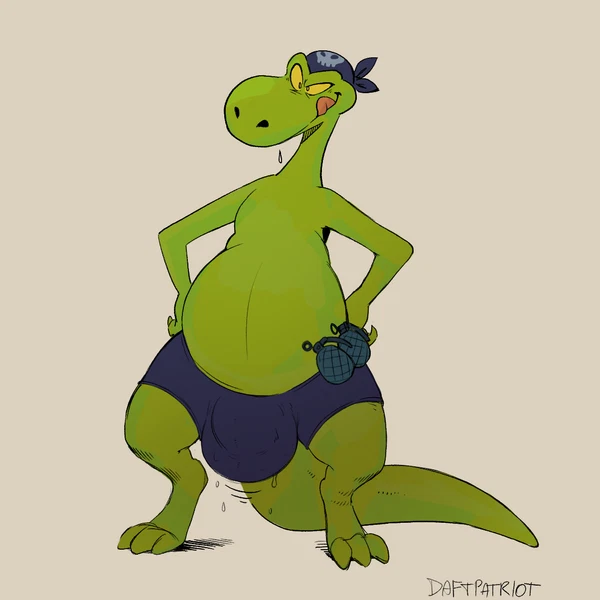 squatt (the terrible thunderlizards) (eek! the cat, fox kids) created by daftpatriot