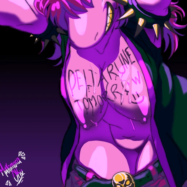 susie (deltarune) (deltarune, deltarune tomorrow (meme)) created by kristhianquint4