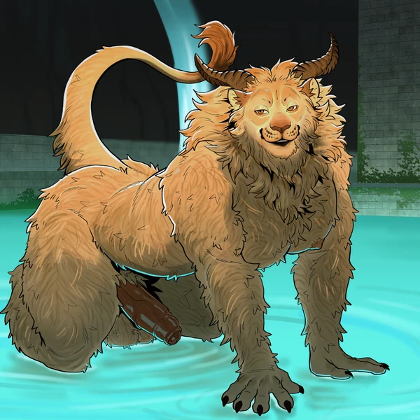 winged lion (delicious in dungeon) (delicious in dungeon) created by bluesh