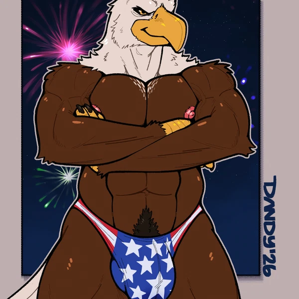 4th of july created by dandy is lion