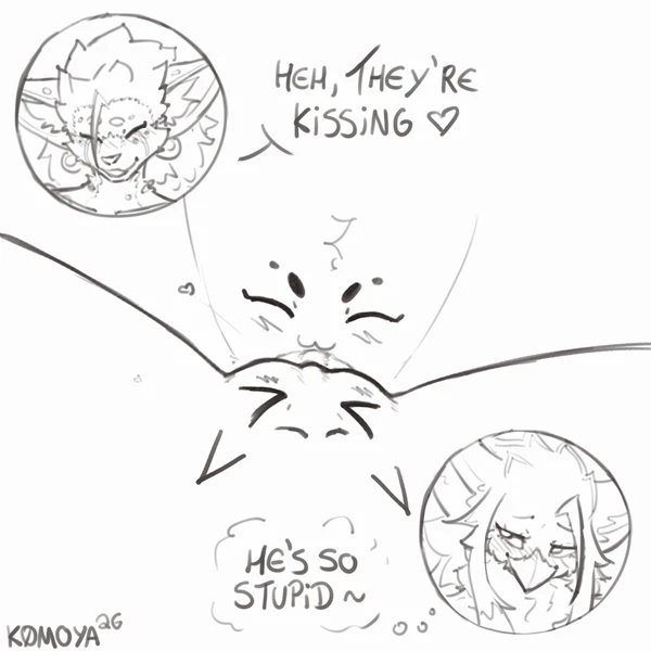 agnes (owllad934), will (k0moya) (pussy-cat (meme)) created by k0moya