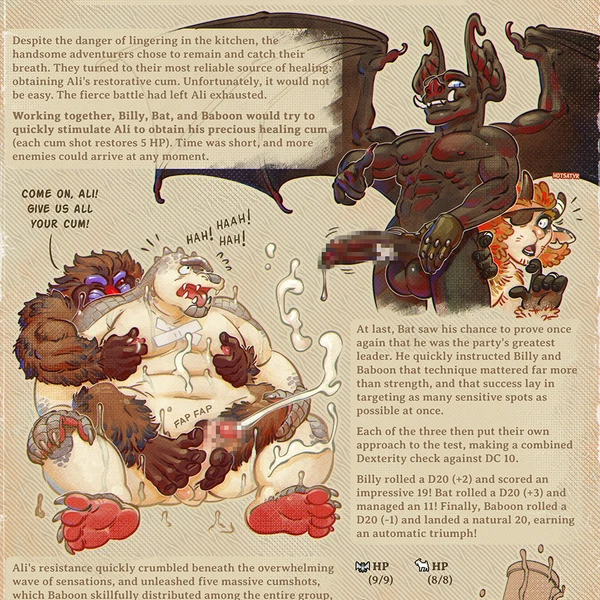 Ali-Al'gatur, Baboon-Appetit, Bat-Terluck (Dungeons And Dragons, Hasbro) Created By Hotsatyr