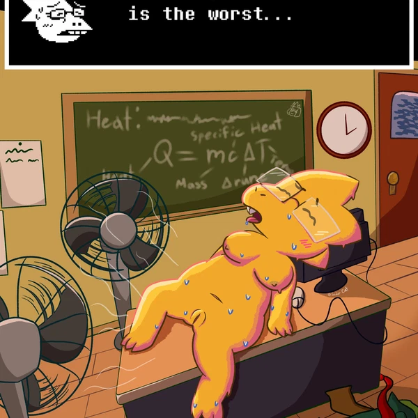 Alphys (Deltarune, Undertale (Series)) Created By Soder Cat