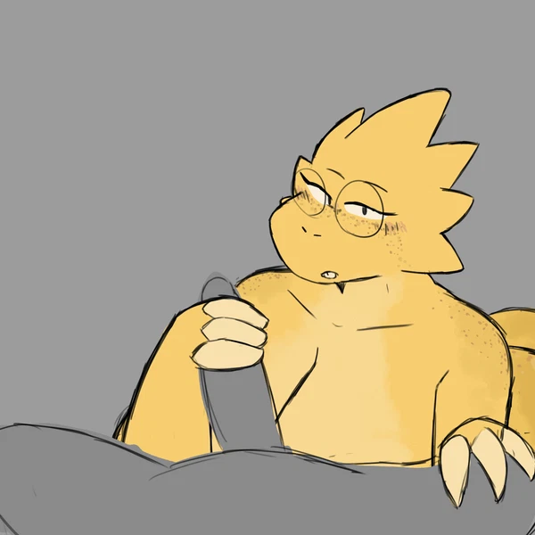 Alphys (Undertale (Series)) Created By Buleruby