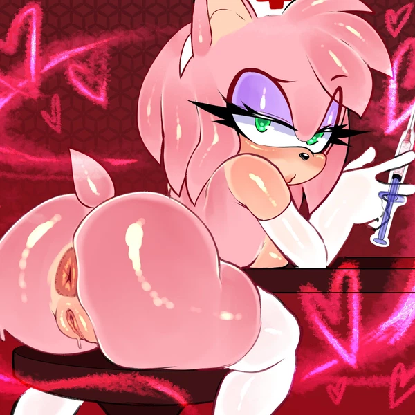 amy rose (sega, sonic the hedgehog (series)) created by mayghely