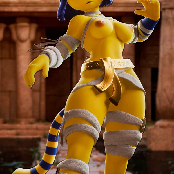 ankha (animal crossing) (animal crossing, nintendo) created by wonderfox712