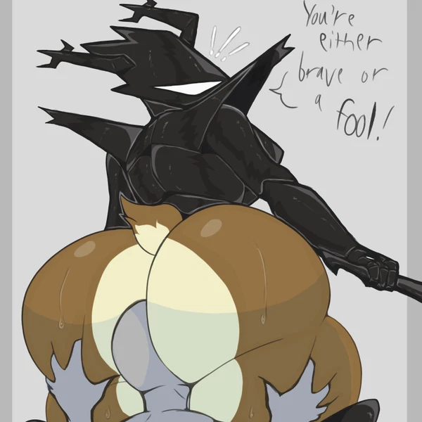 Anon, December Holiday, Roaring Knight (Deltarune, Mrdarknessart1's Roaring Knight) Created By Amadchief