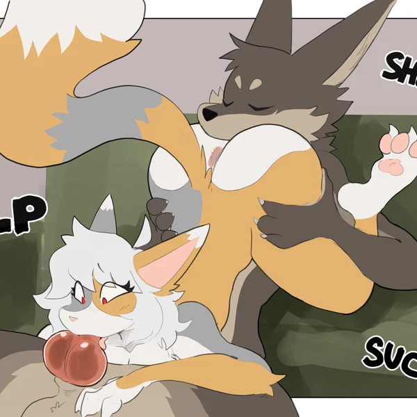 arcanis (hahaluckyme), borko (barkwoofawoo) created by retromander, third-party edit