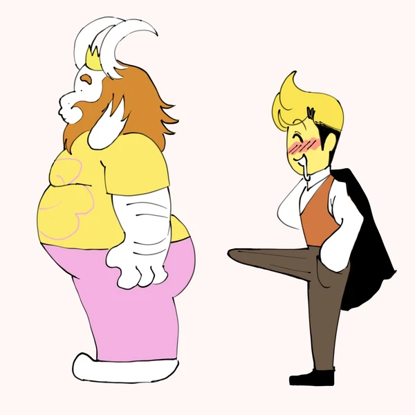Asgore Dreemurr, Flowery (Deltarune) (Deltarune, Undertale (Series)) Created By Sukrsucker