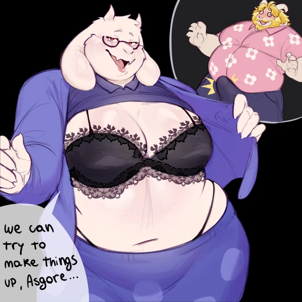 Asgore Dreemurr, Toriel (Undertale, Undertale (Series)) Created By Lustygus